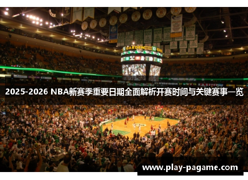 2025-2026 NBA新赛季重要日期全面解析开赛时间与关键赛事一览 2025-2026 NBA新赛季重要日期全面解析开赛时间与关键赛事一览